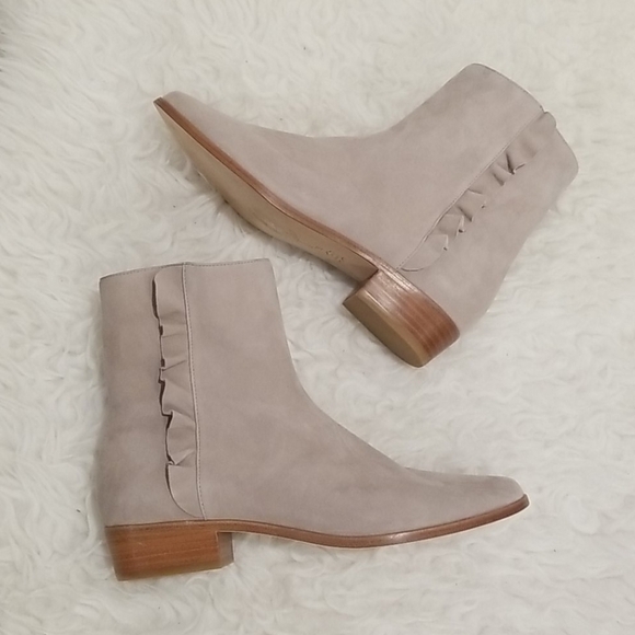 💕JOIE💕 Laleh Suede Bootie In Pale Grey 39 - Picture 5 of 8